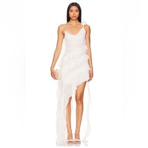 Willow Ruffle Rosette Dress